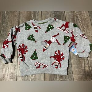 "Elf On The Shelf" Sweatshirt Size 4T